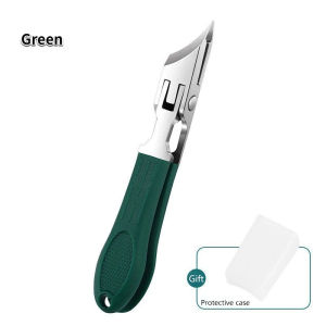 Curved Clipper Stainless Steel Fingernail & Toenail Clipper Cutters Anti-Splash Cuticle Remover Fingernail Clipper Cutters