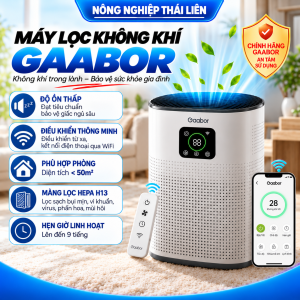 Máy Lọc Không Khí Gaabor AP-T02A - Chính Hãng Bảo hành 12 tháng phù hợp đặt phòng ngủ phòng khách