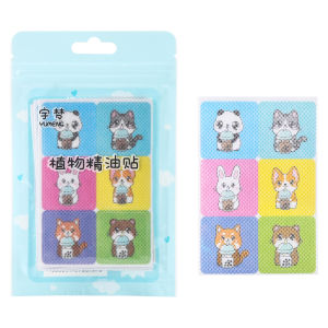6pcs/36pcs Anti-Mosquito Sticker Insect Repellent Patches Cartoon Designed for Baby