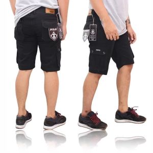 Celana Pendek Pria Cargo Pdl Heaking outdoor santai gunung pantai bahan katun kanvas twill scout nyaman