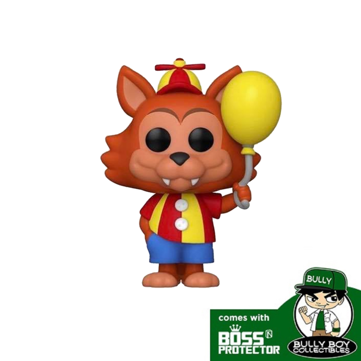 Funko POP! Games: Five Nights At Freddy's - Balloon Foxy With Boss  Protector [Sold By Bully Boy Collectibles]