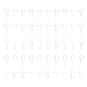 50 Pcs Journal Paper Clips Crosses Shaped Paper Clip Bookmarks Metal Paperclips Creative Planner Clips for Office