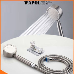 Wapol Shower Head Stainless Steel 304 Pressured Shower Head Set Handled Shower Head Bathroom Accessories For Bath