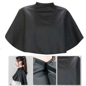 SDFSF Cloth Wrap Waterproof Makeup Apron Short Dye Cape Barber Hair Cutting Cape Hair Cutting Shawl Professional Hairdressing Apron Barbershop