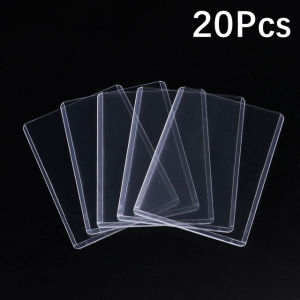 20Pcs 35PT Top Loader Card Holder Protector 3x4" Photocard Gaming Cards Outer Sleeves For Board Game Basketball Sports Card Slot