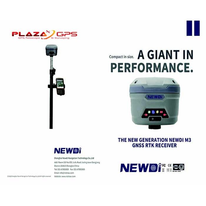 GNSS RTK Geodetic NEWDI M3 1SET Base dan Rover | Lazada Indonesia