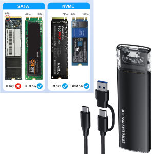 [MS]m.2 SSD  Dual Protocol nvme Turn typec External sata Read Move m2 Universal SSD
