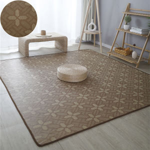 AIBE พรมไม้ไผ่ พรม 2 ฟุต3ฟุต4.5ฟุต6.5ฟุต เหมาะกับฤดูร้อน ห้องนั่งเล่น ระเบียง เสื่อทาทามิ สําหรับตกแต่งห้องนอน กันลื่น สามารถม้วนเก็บได