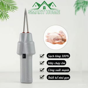 Máy Nhổ Lông Gà Vịt Cầm Tay Chạy Pin Đa Năng Sạch Lông Nhanh Chóng Smart Home - MNLGV01