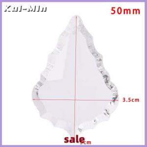 Kui-Min 1PC CLEAR โคมระย้ากระจกคริสตัลโคมไฟชิ้นส่วนปริซึมแขวนหยดจี้