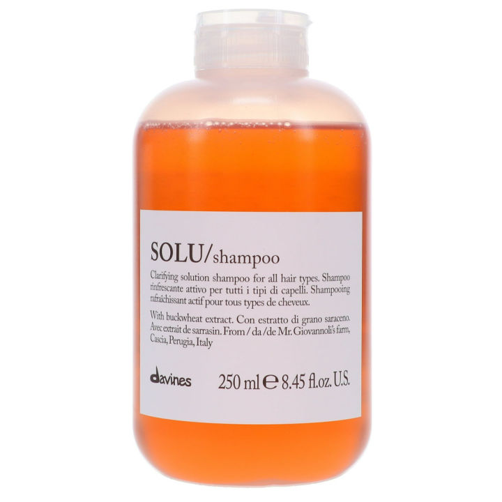 Dầu gội làm sạch sâu, loại bỏ dư chất trên tóc Davines Solu Clarifying Solution Shampoo 250ml