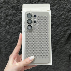 Heat Dissipation Cooling Phone Case For Samsung Galaxy S26 S25 S24 S23 S22 S21 Note 20 Ultra Plus Mesh Breathable PC Hard Cover