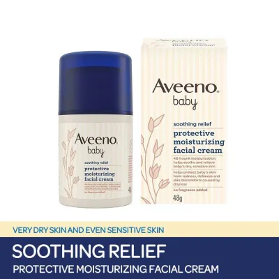 AVEENO Baby Soothing Relief Protective Moisturizing Facial Cream 48g