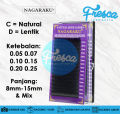 Nagaraku Eyelash Extension Nagaraku Mink Tanam Bulu Mata Lashes Nagaraku Single C Natural D Lentik 0.05 0.07 0.10 0.15 0.20 0.25. 