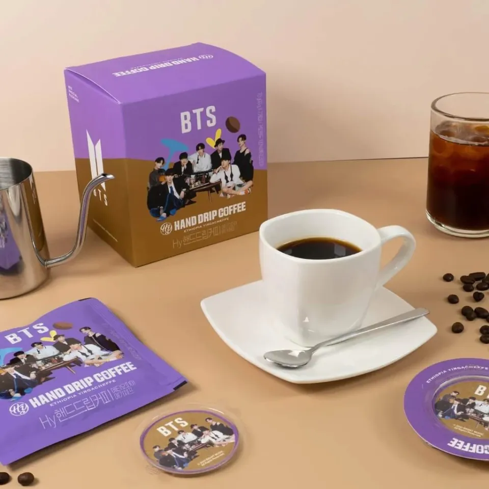 BTS LIMITED EDITION HY HEALTH & BEAUTY HAND DRIP COFFEE 70G