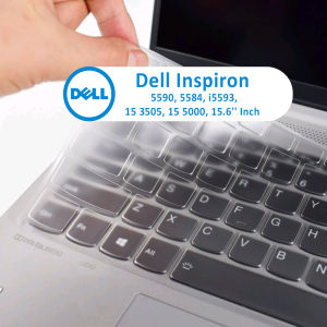 Keyboard Protector for Dell Inspiron 5590 5584 i5593 15 3000 15 3505 15 5000 15.6 Inch Dell G15 5510 5515 5520 5521 5525 5530 5535 Vostro 15 3501 5501 5502 5590 7500 7590 Keyboard Cover Silicone