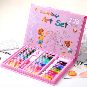 150pcs 280pcs Children Painting Art Set Double Sided Easel Board Crayons Color Pencils Drawing Tools