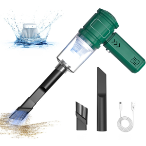 Powerful car vacuum cleaner (home and car dualuse portable suction wireless charging)