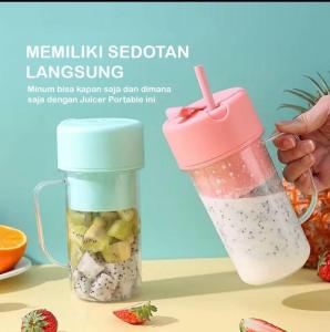 Blender Portable Juicer/ BLENDER Mason Juicer /blender juice mini portable dengan sedotan MURAAAAH