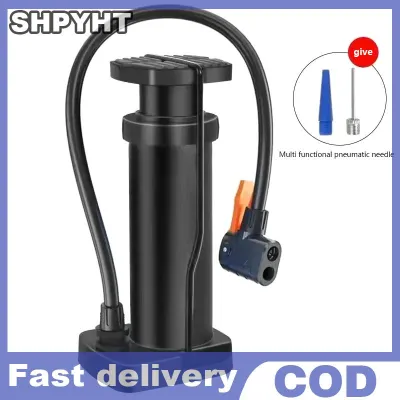 SHPYHT Bơm chân xe máy xe đạp xe đạp vòng bơi bóng bàn đạp hộ gia đình đa chức năng bơm nhỏ gọn tiết kiệm lao động Lạm Phát