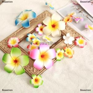[COD] Beaution Summer Plumeria Flower Hair Clips For Women Girls Cute Hairpins Egg Flower Barrettes Hawaiian Wedding Party Hair Accessories