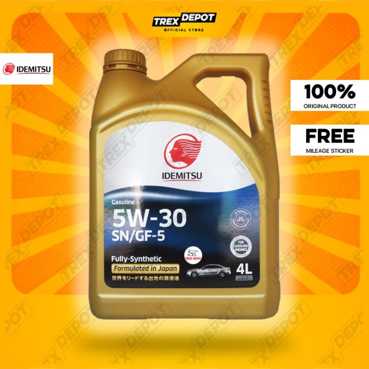 Idemitsu 5W30 Fully Synthetic Engine Oil (4L) | Lazada