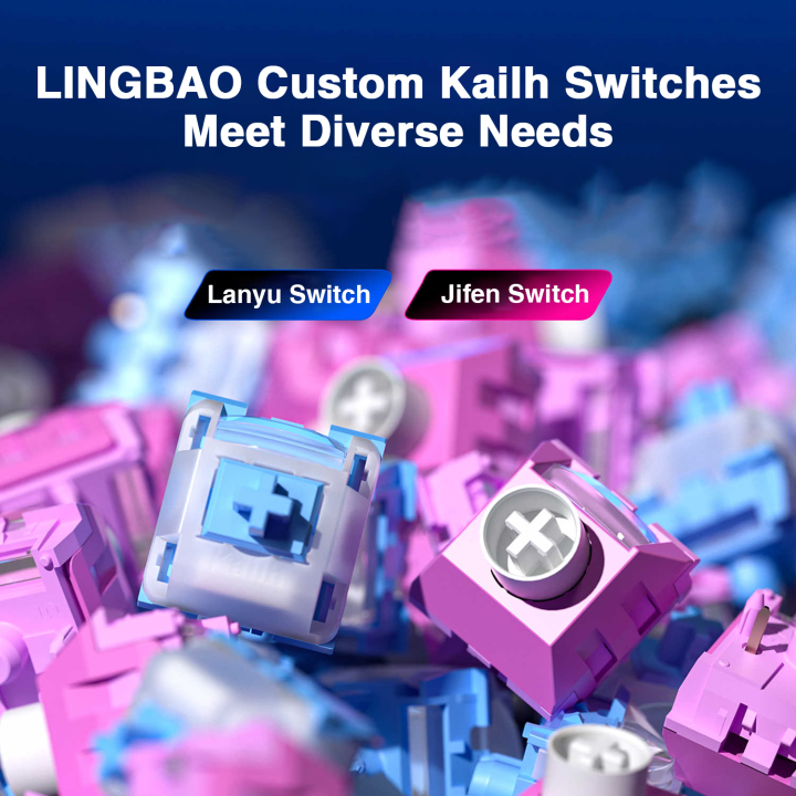 Lingbao K98/K98Pro Tùy Chỉnh Bên Khắc chơi game cơ học Bàn phím ...