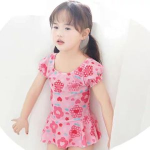 ชุดว่ายน้ําเด็กผู้หญิงใหม่2เด็กสาวชุดว่ายน้ำ3สาวทารก4ทารก5กางเกงสยาม6ชุดว่ายน้ำ7ปีสวม