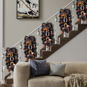 Wreath Halloween Pumpkin Ghost and Monster Decorations Fullness and Fullness Decorative Attract