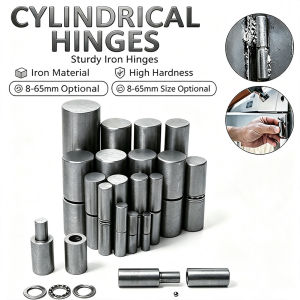 CYLINDRICAL HINGES IRON TUBE SHAFT HEAVY DUTY (Per Piece) Cylindrical Hinge Welded Steel Door Heavy Duty Cylindrical Hinge 1/2 3/4 5/16 3/8 5/8