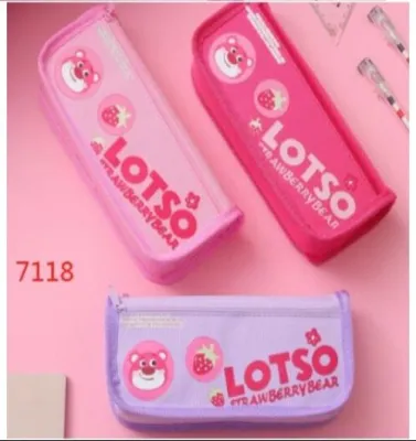 TEMPAT PENSIL SELETING MOTIF CAPYBARA/LABUBU/LOTSO BAHAN KAIN OXFORD (7118/5033)