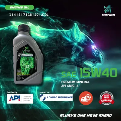 MOTION 15W40 Premium Diesel Mineral Lubricant Car Engine Oil 1L 4L 7L API CI-4 Engine Oil Lubricant 15w-40 4x4 4WD mini trucks