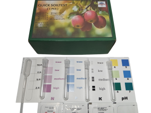 ชุดตรวจดิน หาธาตุอาหารหลักNPK และค่าความเป็นกรดด่าง pH จำนวน 1 ทดสอบครบทุกค่า