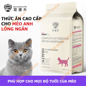 Thức ăn cho mèo Anh lông ngắn RANDOLPH | Độ đạm cao Dinh dưỡng chuyên biệt Mượt lông