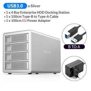 ORICO Trạm Sạc HDD 35 Series 5 Bay 80TB Với Chip Kép Hộp Đựng Ổ Cứng Công Suất Tích Hợp 150W Cho Ổ Cứng 2.5 3.5 Inch