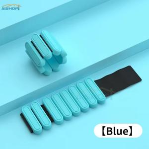 [SG Seller]Multicolour Adjustable Silicone Wearable Weight Bands Wrist Ankle Weights for Yoga Running  Gym Training