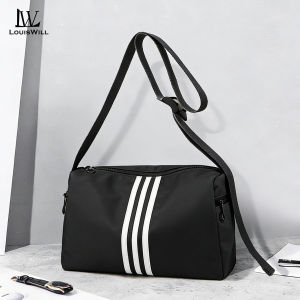 LouisWill Fashion Mens Shoulder Bag Waterproof Large Capacity Commuting Bag Casual Lightweight Crossbody Bags Outdoor Travel Messenger Bag