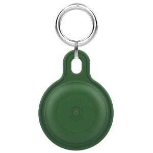 GEEKTHINK Waterproof Silicone Case for Air tag (No Smart Device) with Spring Key Ring Shockproof Anti-Scratch for AirTag Tracker Protective case