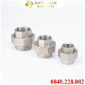 Rắc co ren Inox 304, khớp nối sống inox - Chất liệu Inox Siêu bền. 