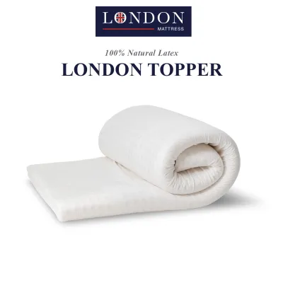 London 100% Natural Latex Mattress Topper (Pelapik Tilam) - King/Queen/Super Single/Single