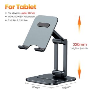 Giá Đỡ điện thoại/ Ipad Baseus Desktop Biaxial Foldable Metal Stand dạng gập chắc chắn [HÀNG CHÍNH HÃNG] - LUSZ000013