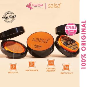 FEMME || SALSA Cover Me BB Cushion SPF 30 PA++ 20g - Semi Matte Smooth Finish Waterproof Medium Foundation makeup