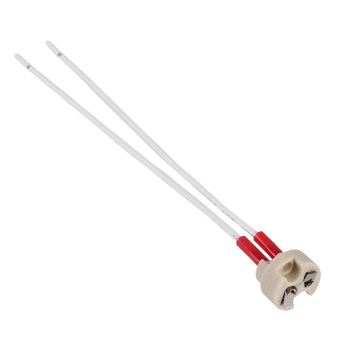 MR16/GU5.3 Socket Halogen LED Bulb Holder Base Ceramic Cable Main Wire ...