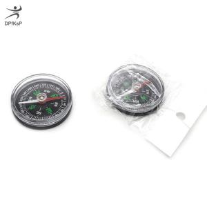DP🔊🔥🔥🔥 เข็มทิศแบบพกพาขนาดเล็กที่แม่นยำในทางปฏิบัติ Guider survival ปุ่มออกแบบเข็มทิศ