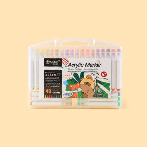 bside.ph Giorgione Acrylic Marker Pen Markers12/24/36/48 Color Washable Color Pencil Water-Based Soft Head