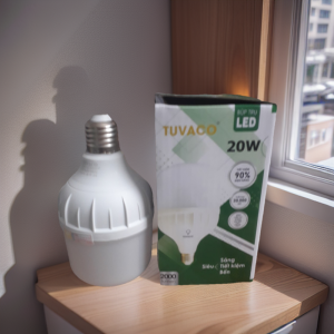 Combo 5 Bóng đèn LED trụ 20w nhựa bọc nhôm cao cấp(đủ w)