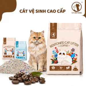 Cát Bentonite Cát vệ sinh đất sét cho mèo 9L/4kg – Khử mùi hiệu quả không bụi hấp thụ nước nhanh chóng
