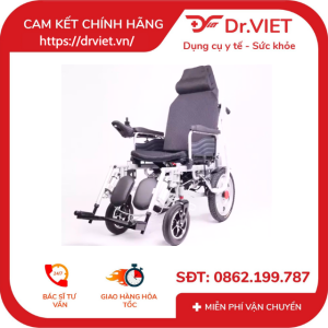 Xe Lăn Điện Ngã Nằm Lưng Cao Cấp TJM-XD09 - Hỗ trợ người bệnh người già đi lại khó khăn thuận tiện di chuyển  giao hàng nhanh toàn quốc