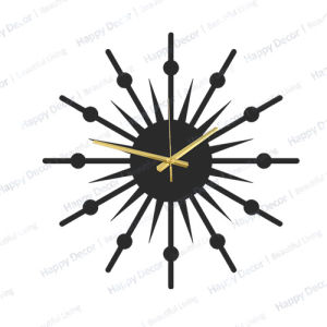 Đồng hồ treo tường decor Bắc Âu kim trôi yên tĩnh phong cách độc đáo - Happy Decor DH008