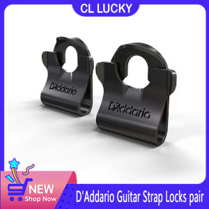 DAddario High Quality Guitar Strap Locks Pair Dual-Lock Strap Lock Durable Anti Drop Easy To Use
